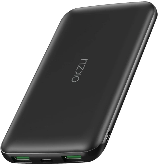 Main image of OKZU 5V 2A Power Bank for Heated Vest, Jacket, Stadium Seats, Chair, 10000mAh Fast Charging Battery Pack for USB Heated Clothing, Heated Blanket, Coat, Sleeping Bag