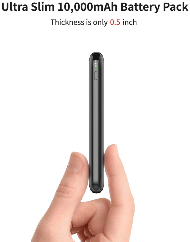 Alt view image 5 of 7 - OKZU 5V 2A Power Bank for Heated Vest, Jacket, Stadium Seats, Chair, 10000mAh Fast Charging Battery Pack for USB Heated Clothing, Heated Blanket, Coat, Sleeping Bag