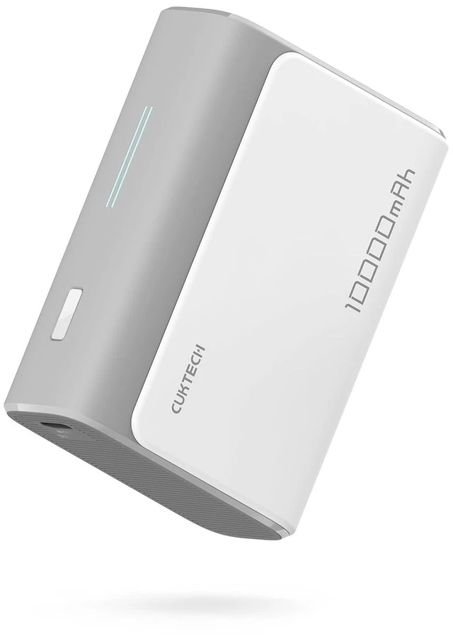 Main image of CUKTECH 30W Mini Power Bank, 10000mAh(2S1P) Portable Charger PD3.0 Fast Charging, Dual-Charging Ports Battery Pack, for iPhone 16/15/14/13 Series, Samsung S24/S23/S22, iPad, AirPods, and More (Grey)