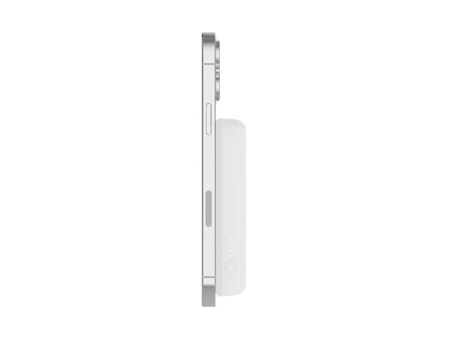 Alt view image 3 of 4 - Belkin 5000mAh 7.5W MagSafe Power Bank with Kickstand | Wireless Charging Battery Pack, iPhone 17, Air, Pro, Pro Max, iPhone 16, AirPods, Apple Watch, Pixel 10, Magnetic