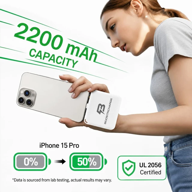 Alt view image 6 of 7 - Boostrcharge Single-Use Emergency Phone Charger, Pre-Charged & Ready to Use, No Cables Needed, USB-C, 3-Pack