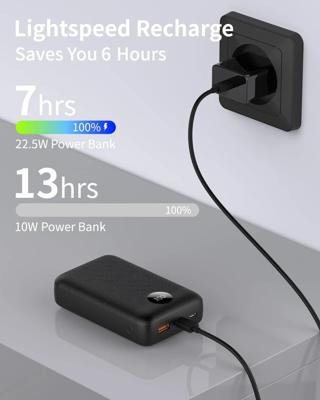 Alt view image 4 of 6 - OKZU 5V 2A USB 20000mAh Heated Vest Battery Pack, Power Bank for Heated Jacket, Hoodies, Stadium Seats, Fast Recharging Portable Charge for Heated Clothing, Camping Chair