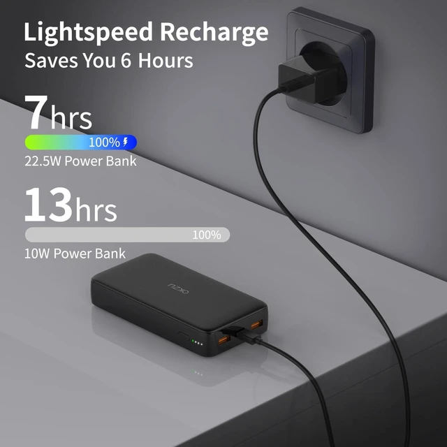 Alt view image 4 of 5 - OKZU 5V 2A Lighter 20000mAh Heated Vest Battery Pack Power Bank for Heated Jacket Heated Hoodies Heated Stadium Seats Fast Recharging Portable Charge for Heated Clothing, Camping Chair