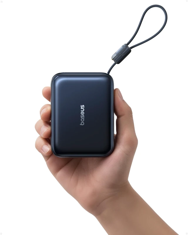 Main image of Baseus PicoGo Mini Power Bank, 20000mAh 45W PD Portable Charger Built-in USB-C Cable, Travel Essential Compact Battery Pack, Fast Charging for iPhone Duo/18/17/16/15 Samsung S26/S25