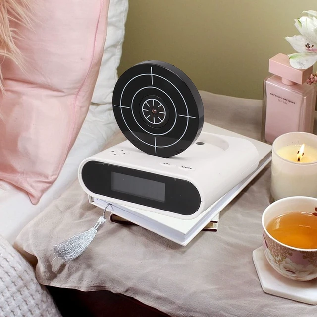 Alt view image 2 of 7 - Digital Target Alarm Clock, Creative LED Display Alarm Clock with 2 Alarming Modes, Large Font Display for Bedroom, Office, Living Room