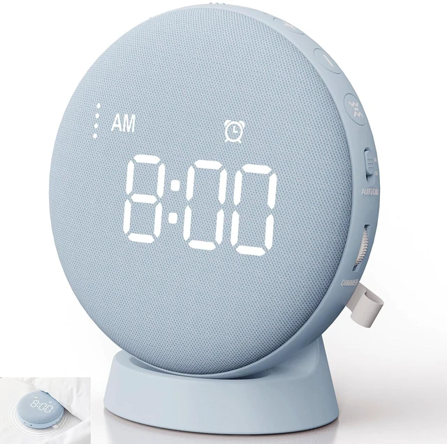 Main image of Gianna Loud Vibrating Alarm Clock with Bed Shaker for Heavy Sleepers | Seniors & Hearing Impaired, 111dB Extra Loud Alarm, Big Buttons, Large Auto-Dim Display, 3 Wake Modes, Rechargeable