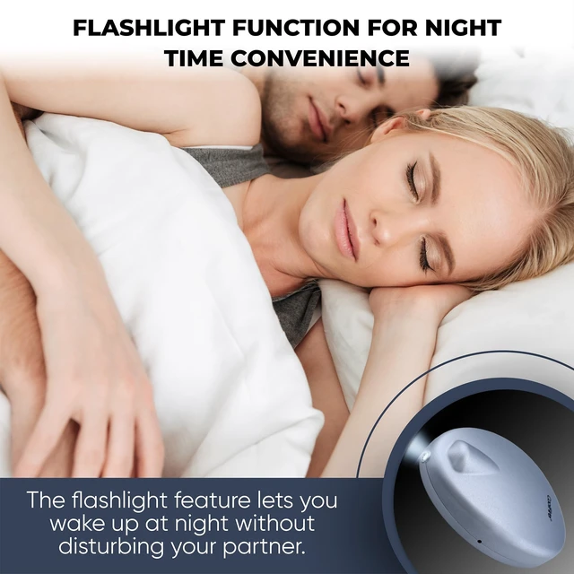 Alt view image 4 of 5 - CoolFire Super Loud Dual Alarm Clock with Bed Shaker, Auto Set, Vibrating Alarm Clock for Heavy Sleepers, Under Pillow, Cordless Rechargeable, Hearing Impaired, Auto DST, LCD Backlight Silver