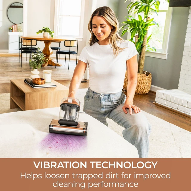 Alt view image 3 of 7 - Kenmore Bed Mattress Vacuum with UV-C Light & HEPA Filter | Handheld Bed Vacuum Cleaner Machine with 131°F heat drying for Couch, Pet Hair - MC2010