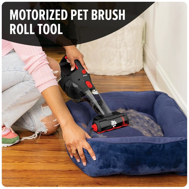 Alt view image 4 of 6 - Dirt Devil 16V Deep Clean Cordless Handheld Vacuum Cleaner | Powerful & Lightweight, Includes Motorized Pet Brush Roll Tool and Rechargeable Battery, Extended Run Time, Portable Vacuum