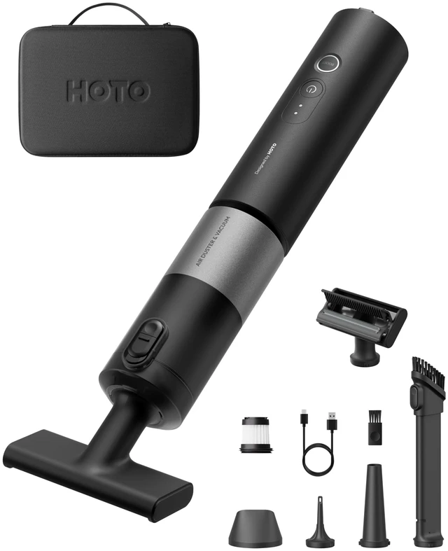 Main image of HOTO Car Vacuum Portable Cordless, Handheld Vacuum with Case, 20000Pa | Hand Vacuum Rechargeable Electric Air Duster Blower for Spot Car, Home, Desk, Keyboard, Office, Gifts for Men & Women