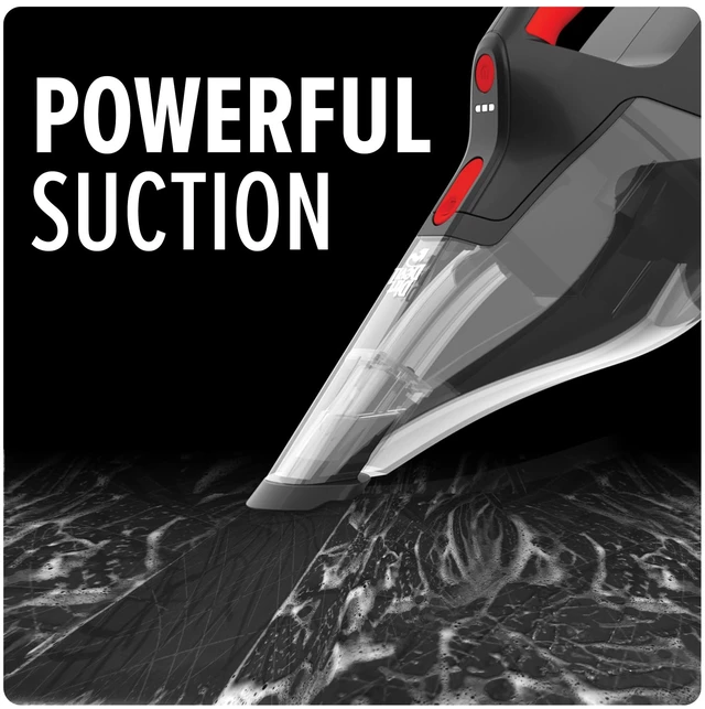Alt view image 3 of 7 - Dirt Devil 16V Cordless Handheld Vacuum Cleaner, Powerful Suction | Lightweight, Hand Vac for Wet and Dry Pickups, Includes Crevice Tool and Rechargeable Battery, Portable Vacuum Cleaner
