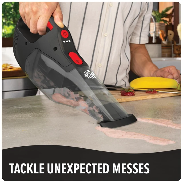 Alt view image 5 of 7 - Dirt Devil 16V Cordless Handheld Vacuum Cleaner, Powerful Suction | Lightweight, Hand Vac for Wet and Dry Pickups, Includes Crevice Tool and Rechargeable Battery, Portable Vacuum Cleaner