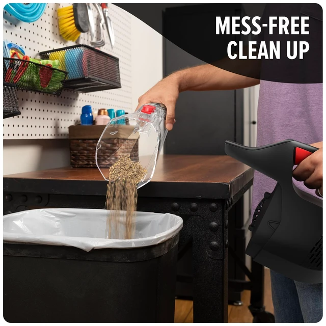 Alt view image 6 of 7 - Dirt Devil 16V Cordless Handheld Vacuum Cleaner, Powerful Suction | Lightweight, Hand Vac for Wet and Dry Pickups, Includes Crevice Tool and Rechargeable Battery, Portable Vacuum Cleaner