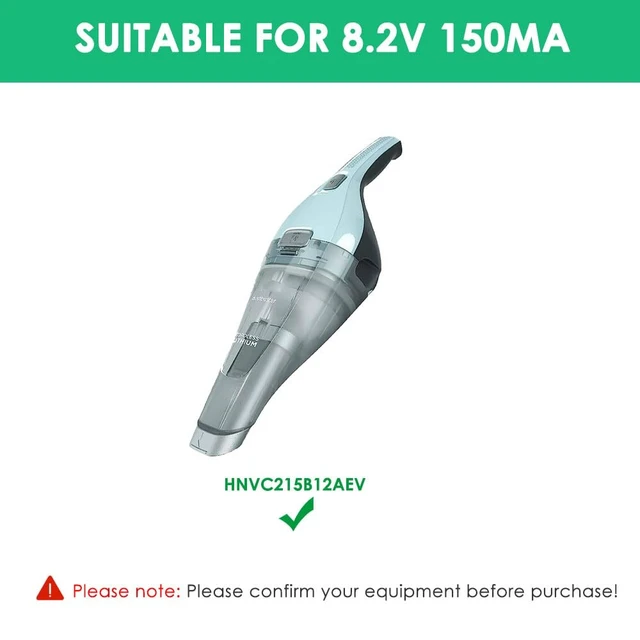 Alt view image 2 of 7 - for Black and Decker Charger Base, Mrgru Replacement Charger for HNVC215B12AEV HNVC215B10 Compatible with Black and Decker Dustbuster Handheld Cordless Vacuum Cleaner P/N N598005 / N614790