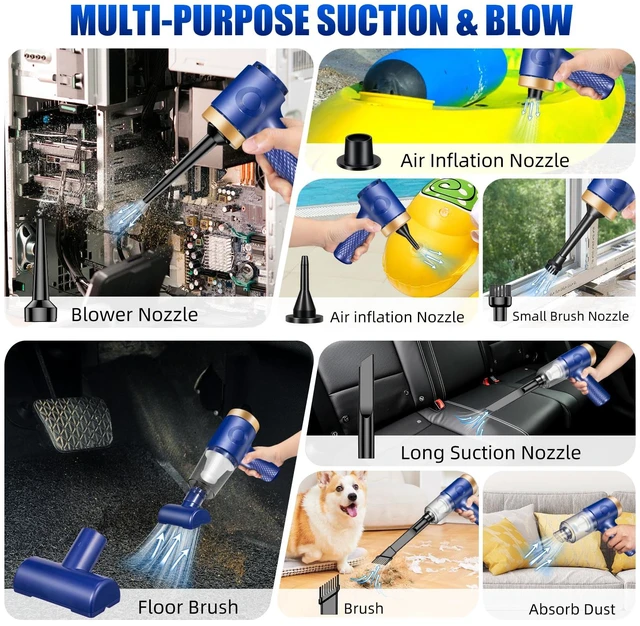 Alt view image 2 of 7 - ZLieatmp Bug Vacuum Catcher, Bug Vacuum for Adults Cleaner for Car | Bug Catcher Indoor with USB Rechargeable for Cockroach Spider 12000Pa Handheld Car Vacuum Clean