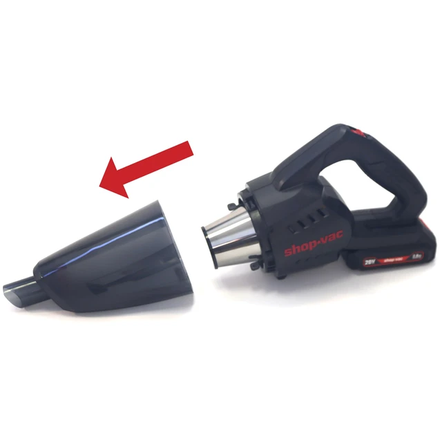 Alt view image 4 of 7 - Shop-Vac 5430087 Handheld Vacuum, Cordless Rechargeable Lithium 20V, Lightweight Design, Ideal for Quick Cleanups in Home, Garage, and Vehicle
