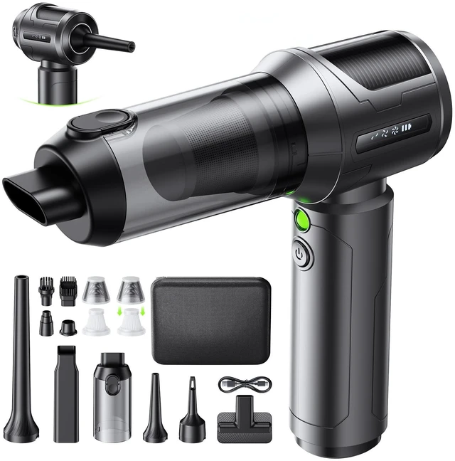 Main image of REWONDER Cordless Car Vacuum Cleaner & Blower Portable Handheld Mini Vac High Power