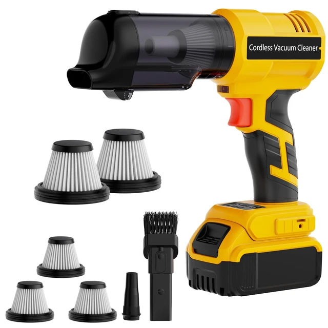 Main image of 3 in 1 Cordless Handheld Vacuum Compatible with Dewalt 20V Battery, 22000Pa Suction Car Vacuum Portable for Quick Cleanups in Vehicles,Workshops,Homes and Offices(No Battery)