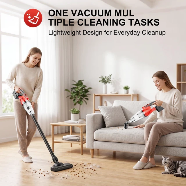 Alt view image 7 of 7 - Cordless Handheld Vacuum Cleaner Compatible with Milwaukee 18V Battery | (Tool Only, No Battery),Portable Hand Vacuum with HEPA Filter&3 Attachments,Lightweight Vacuum for Car,Home & Garage Cleaning