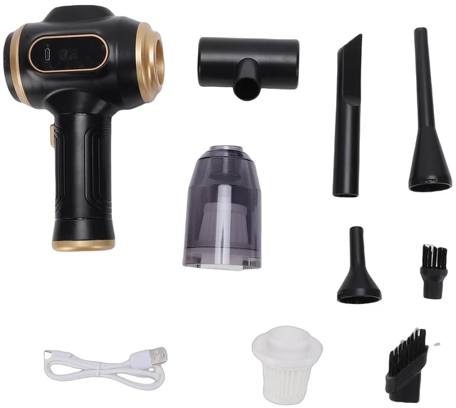 Alt view image 6 of 7 - Pssopp Portable Car Vacuum Cleaner, Vacuums Cordless Rechargeable Vacuum for Home Car Portable Cleaner, Mini Handheld Handheld Cordless Nan