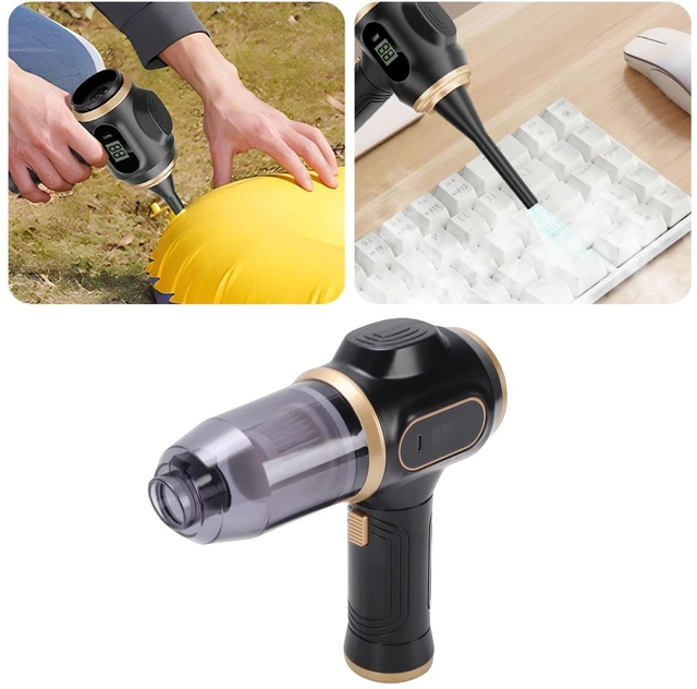 Alt view image 4 of 7 - Pssopp Portable Car Vacuum Cleaner, Vacuums Cordless Rechargeable Vacuum for Home Car Portable Cleaner, Mini Handheld Handheld Cordless Nan