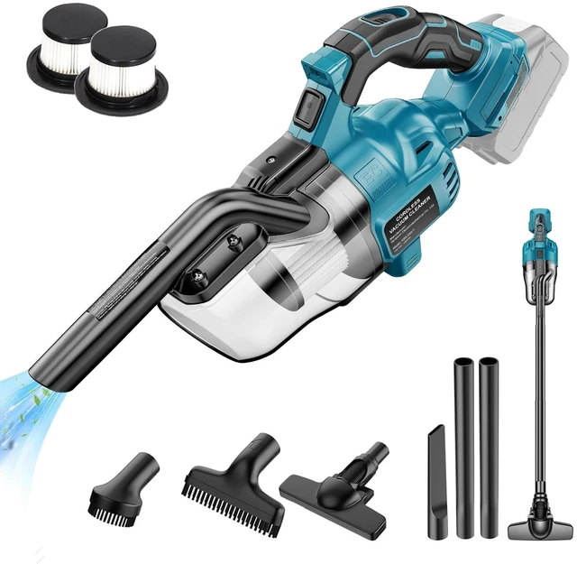 Main image of CAMXTOOL Handheld Cordless Vacuum Cleaner Compatible with Makita 18V Battery, Portable Wireless Power Vacuum Cleaner, 4 Multi Nozzle, 2 HEPA Filter, Lightweigt Vacuum for Home Pet Hair, Car(Tool Only)