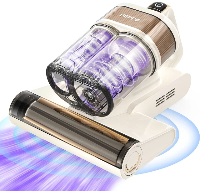 Main image of FEPPO Mattress Vacuum Cleaner PRO, 4-in-1 16Kpa Bed Vacuum with UV-C Light | 140°F Heat, HEPA Filter, Ultrasonic & 40,000 BPM, Handheld Vacuums Cleaner for Bed, Sofa, Couch, Crib(Corded, 550W)
