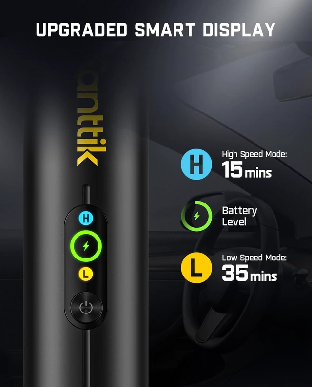 Alt view image 2 of 7 - Fanttik Slim V10 Mate Cordless Car Vacuum, 4-in-1 Portable Mini Handheld Vacuum, 17000pa Suction Power, Upgraded Smart Display, 2 Suction Modes for Car, Office Desk, Keyboards