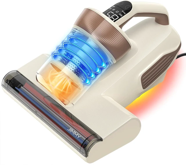 Main image of Jimmy Mattress Vacuum Cleaner, Bed Vacuum with UV & Ultrasound, High Heating, Smart Dust Sensor, 15Kpa Powerful Suction, Lightweight, Deep Clean Dust and Pet Hair in One Go(BX6 Lite, Corded)