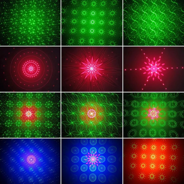 Alt view image 3 of 7 - Mslitely Disco Ball Party Lights, RGB LED Stage Strobe Light Projector with Remote Control, Sound Activated DJ Lighting for Christmas Birthday Party Club Bar Rave Home Decor Gifts