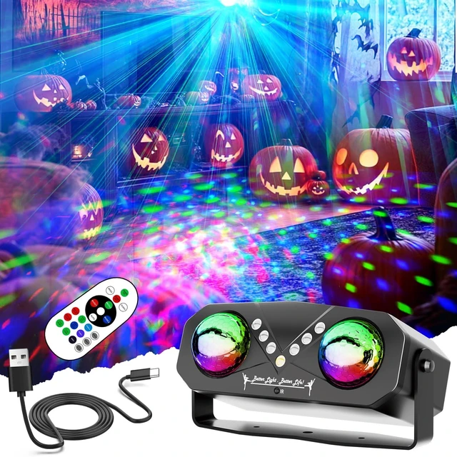 Main image of Yiixuyo - Party Disco Strobe Ocean Star Projector Dj Dance Light | Sound Activated with Remote Control Stage Rave for Parties Bar Birthday Wedding KTV Christmas Halloween Dancing Décor.