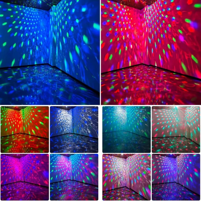 Alt view image 4 of 7 - Yiixuyo - Party Lights 4 Disco Balls in 1 Strobe Light for Parties | Dj Stage Lights Indoor Outdoor Decor Sound Activated with Remote Control Disco Light for KTV Club Party Home Karaoke