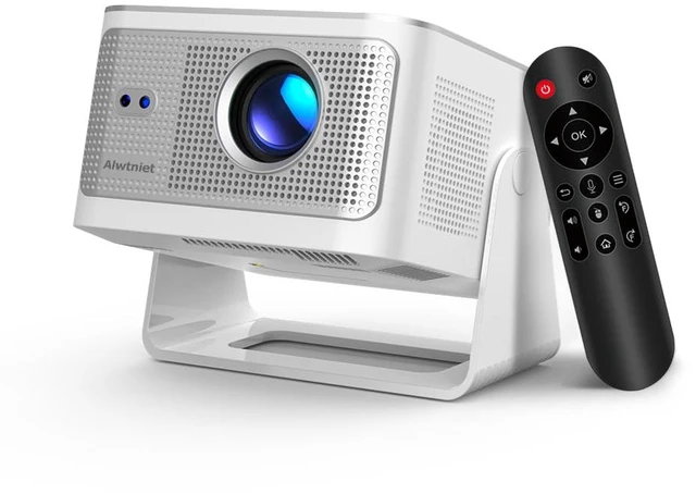 Main image of Mini Projector with Wifi and Bluetooth, Portable 4K Support Smart Proyector | Auto Focus & Keystone Correction, 600ASIN & Obstacle Avoidance,Native 1080P HY350Max for Bedroom Home Outdoor Movie Nights