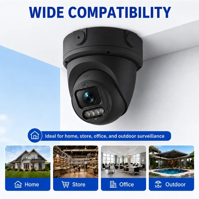 Alt view image 7 of 7 - BHVSON Universal Round ABS Junction Box Mount Bracket for Security Camera,IP54 Weatherproof Camera Junction Box Base for Wall Ceiling Installation(6 Pack Black)