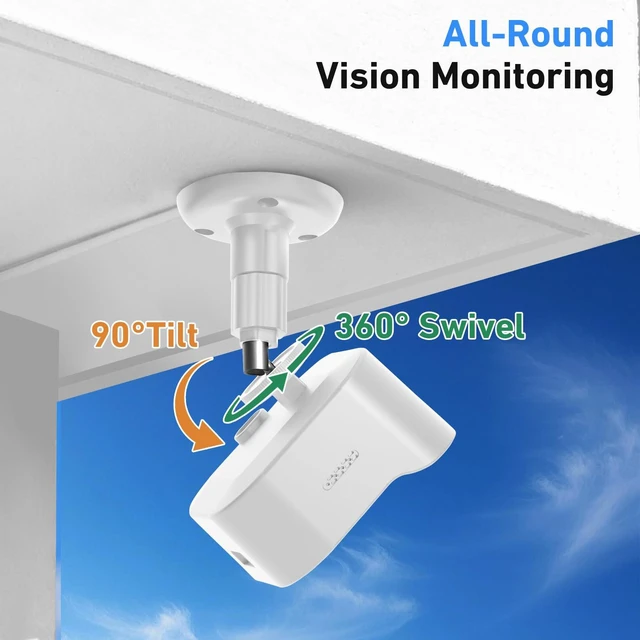 Alt view image 7 of 7 - 5 Pack Camera Mount for Blink Outdoor 4/2K+/3rd Gen,Blink Module Core Mount |360° Adjustable Wall Mount,Flexible Angles,Weatherproof Protective Housing for Blink Outdoor Camera(Camera is Not Included)