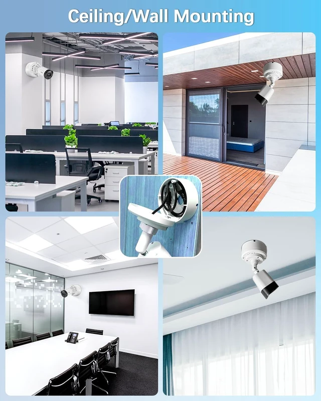 Alt view image 6 of 6 - ABS Universal Bullet Security Camera Junction Box | Outdoor CCTV IP Cameras Mounting Bracket, Hide Cable Junction Base Boxes for Surveillance Cameras