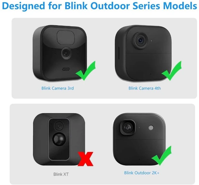 Alt view image 2 of 7 - 3-Pack Blink Outdoor Camera Mount w/ Vinyl Siding Hooks & Sync Module Mount | No-Drill Vinyl Siding Mount,Weatherproof Case,360° Adjustable Bracket for BlinkOutdoor 4/Outdoor 2K+/3rd Gen Camera System