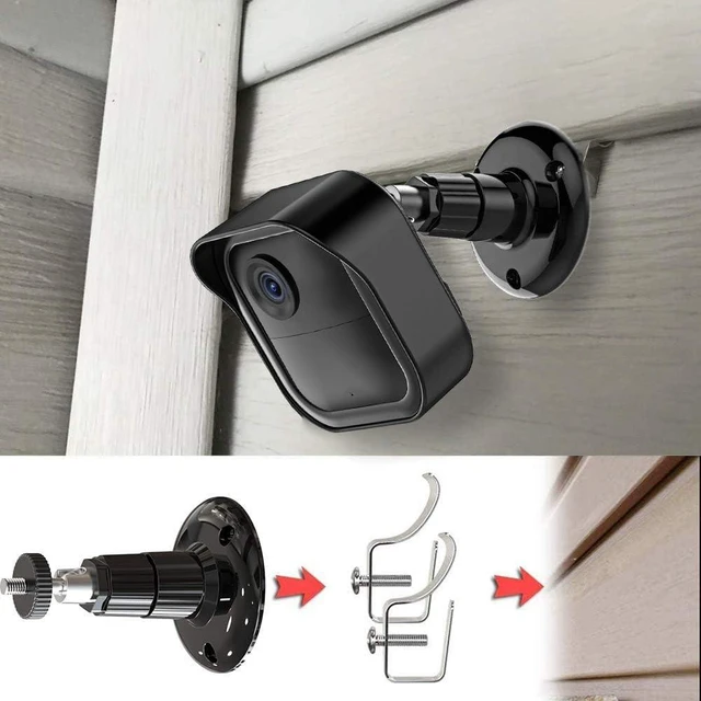 Alt view image 4 of 7 - 3-Pack Blink Outdoor Camera Mount w/ Vinyl Siding Hooks & Sync Module Mount | No-Drill Vinyl Siding Mount,Weatherproof Case,360° Adjustable Bracket for BlinkOutdoor 4/Outdoor 2K+/3rd Gen Camera System