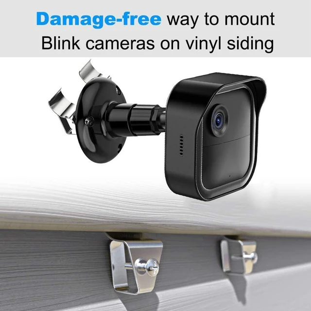 Alt view image 5 of 7 - 3-Pack Blink Outdoor Camera Mount w/ Vinyl Siding Hooks & Sync Module Mount | No-Drill Vinyl Siding Mount,Weatherproof Case,360° Adjustable Bracket for BlinkOutdoor 4/Outdoor 2K+/3rd Gen Camera System