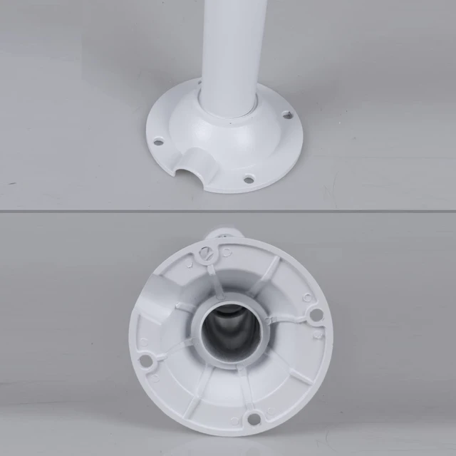 Alt view image 6 of 6 - WiTi Security Camera Mount Bracket 6 inch Base,15.7inch-23.6 inch Extendable J-Pole Compatible with Reolink Amcrest IP Cameras, Solid Metal Mounting Bracket for Camera System Outdoor and Indoor