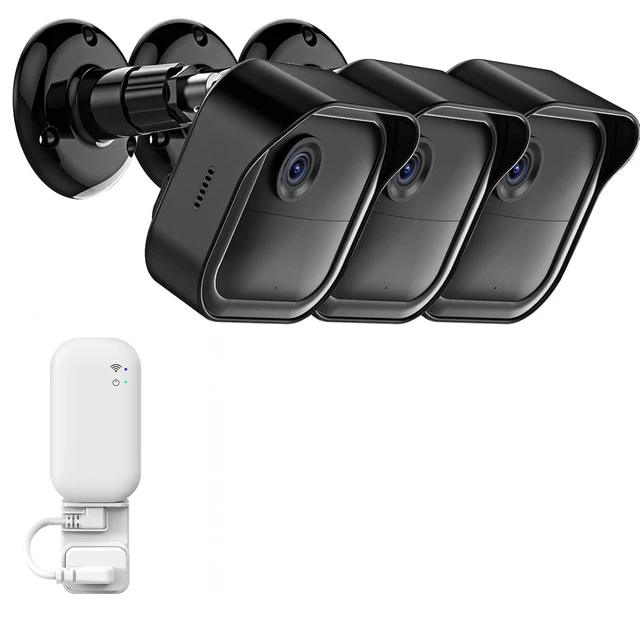 Main image of All-New Blink Outdoor Camera Mount for Blink Outdoor 4/2K+/3rd Gen System | 3 Pack Weatherproof Housing, 360° Adjustable, Blink Camera Mount with Sync Module Mount, for Outdoor Camera Security System