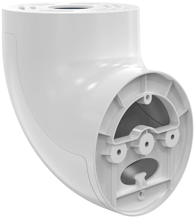 Main image of Holicfun Eave Mount for Ring, Blink and Wyze Floodlight Camera, White | 90° eave adapter, mounts floodlight cam upright like on wall, durable plastic, hardware included