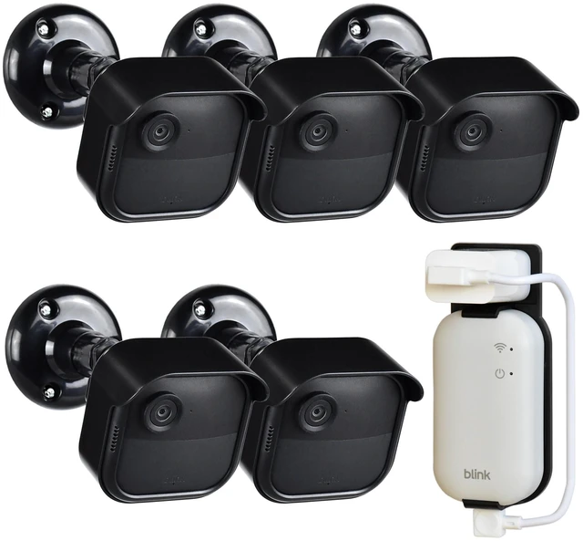 Main image of GoHonor All New Blink Outdoor 4/2K+ Camera Mounting Brackets,5 Pack Weatherproof Protective Housing and 360 Degree Adjustable with Sync Module Core/XR Wall Mount (Blink Camera is Not Included)