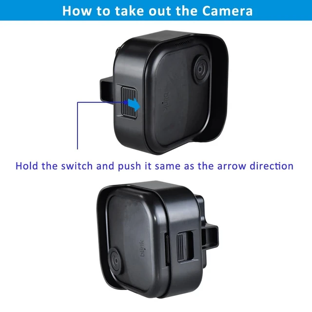 Alt view image 5 of 7 - GoHonor All New Blink Outdoor 4/2K+ Camera Mounting Brackets,5 Pack Weatherproof Protective Housing and 360 Degree Adjustable with Sync Module Core/XR Wall Mount (Blink Camera is Not Included)
