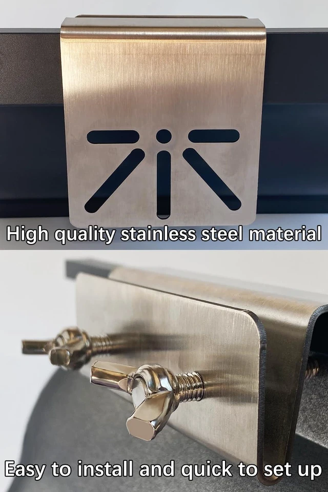 Alt view image 5 of 7 - Stainless Steel Surveillance Camera Mounting Bracket, Pole Bracket, Camera Housing Bracket, No Drilling Required, Adjustable, Easy Installation, Surveillance Camera, Cylindrical Bracket (NEW-2)