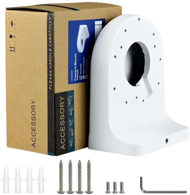 Main image of VALUCAM203W Waterproof Aluminum Wall Mount Bracket for Dome Turret Camera Turret Camera VC-EDI04EG1-IA IPC-HDBW2441E-S IPC-HDBW2841R-ZS IPC-HDBW2449E-S-IL IPC-HDW2841TM-S IPC-HDW2841T-S IPC-EB5541-AS
