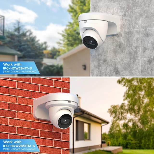 Alt view image 6 of 7 - VALUCAM203W Waterproof Aluminum Wall Mount Bracket for Dome Turret Camera Turret Camera VC-EDI04EG1-IA IPC-HDBW2441E-S IPC-HDBW2841R-ZS IPC-HDBW2449E-S-IL IPC-HDW2841TM-S IPC-HDW2841T-S IPC-EB5541-AS
