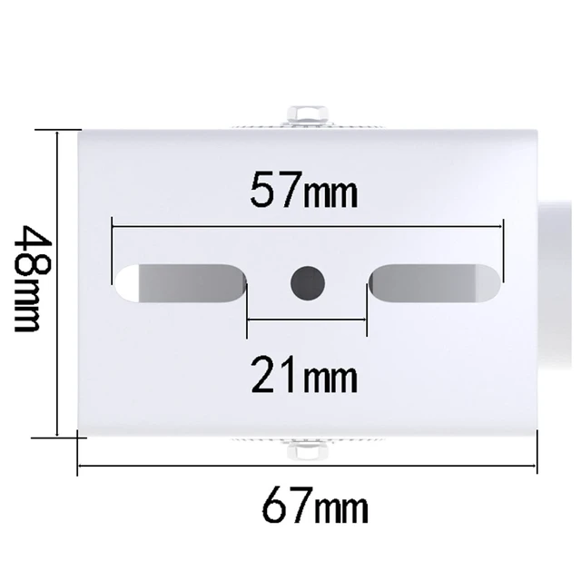 Alt view image 4 of 7 - WiTi Extendable Mounting Pole for Security Surveillance Cameras,15.7-23.6 inch Adjustable Ceiling Mount Bracket for CCTV IP Camera,Outdoor Indoor Solid Metal Powder Spray Coating