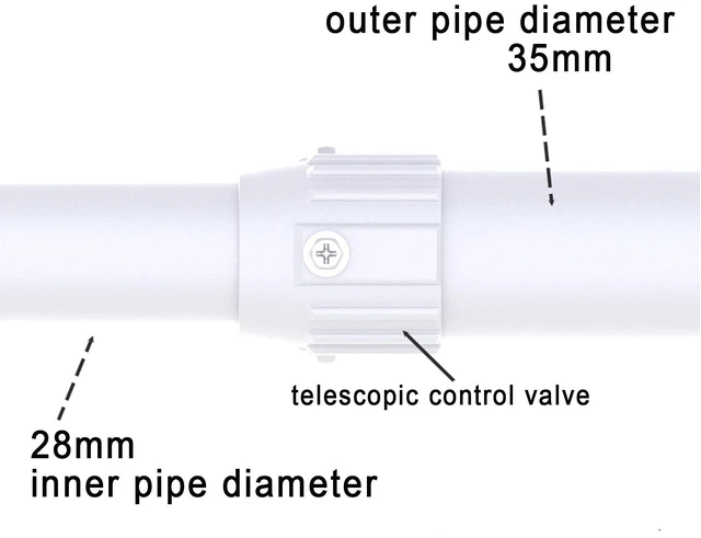 Alt view image 5 of 7 - WiTi Extendable Mounting Pole for Security Surveillance Cameras,15.7-23.6 inch Adjustable Ceiling Mount Bracket for CCTV IP Camera,Outdoor Indoor Solid Metal Powder Spray Coating