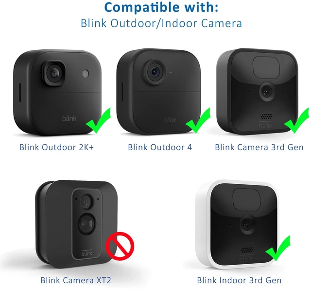 Alt view image 2 of 7 - 5 Pack Mount Bracket Compatible with Blink Outdoor 2K+, 4th & 3rd Gen Camera, Sync Module Core/XR Outlet Wall Mount (Camera NOT Included)